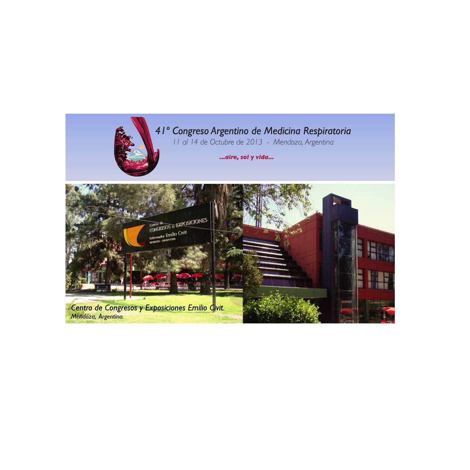 41º Congreso Argentino de Medicina Respiratoria - Mendoza - 2013